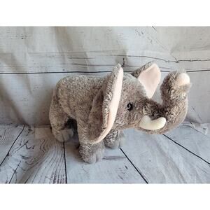 Gray Elephant Plush Aurora 10" Stuffed Animal Plush Realistic Toy